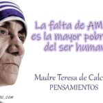 Frases de Madre Teresa de Calcuta sobre el amor